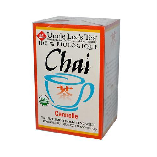 Uncle Lees Organic Chai Cinnamon - 18 Tea Bags