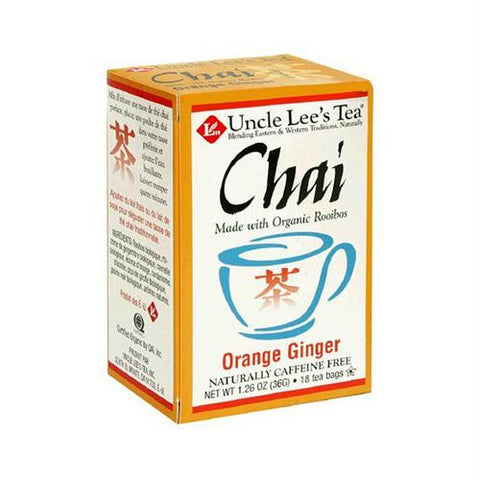 Uncle Lees Tea Og1 Orng Ginger Chai - 18 Bags