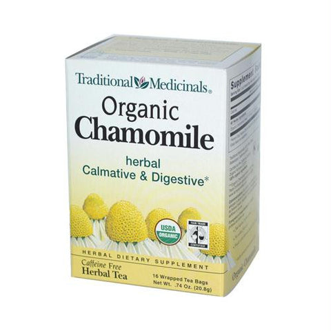 Traditional Medicinals Organic Chamomile Herbal Tea - 16 Tea Bags