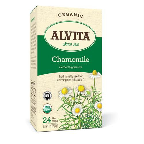 Alvita Teas Organic Herbal Tea Bags - Chamomile - 24 Bags