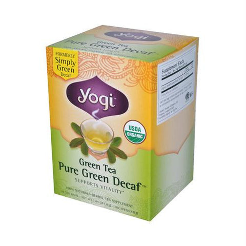 Yogi Tea Green Tea Pure Green - Decaf - 16 Tea Bags