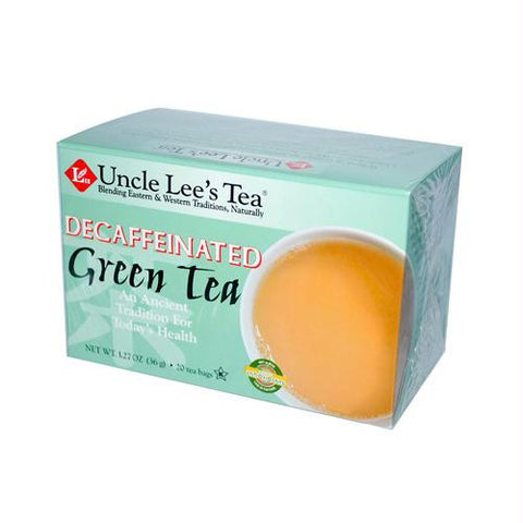 Uncle Lees Tea Decaffeinated Green Tea - 20 Tea Bags