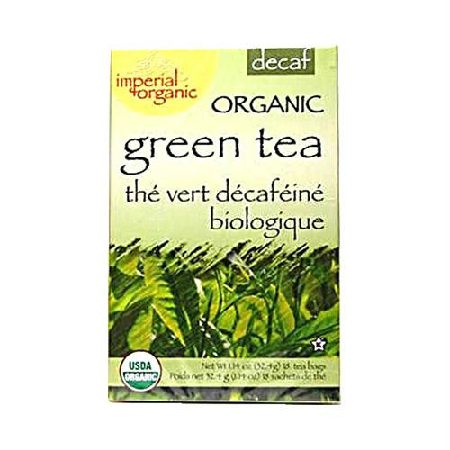 Uncle Lees Imperial Organic Decaffeinated English Breakfast Green Tea - 18 Tea Bags