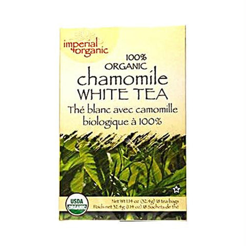 Uncle Lees Organic Chamomile White Tea - 18 Tea Bags