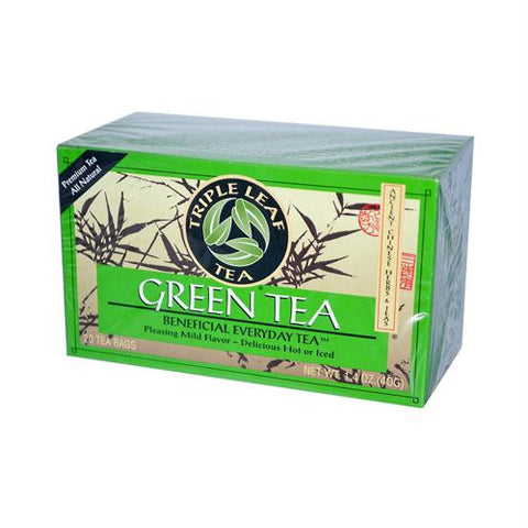 Triple Leaf Tea Green Tea - Case of 6 - 20 Bags