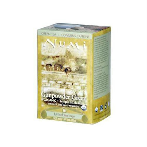 Numi Gunpowder Green Tea - 18 Tea Bags - Case of 6