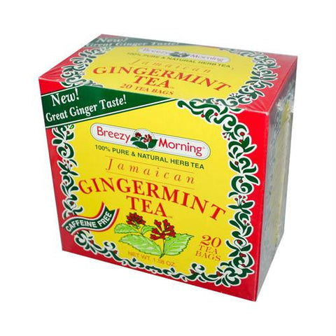 Breezy Morning Teas Jamaican Gingermint - 20 Tea Bags