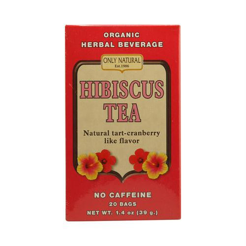 Only Natural Organic Hibiscus Tea - 20 Bags