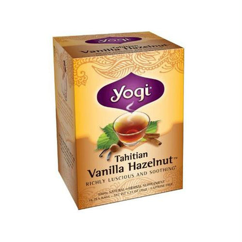 Yogi Tea Tahitian Vanilla Hazelnut - Caffeine Free - 16 Tea Bags