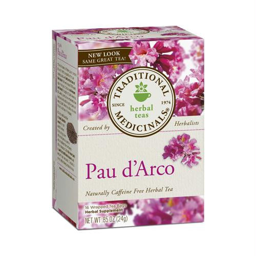 Traditional Medicinals Pau dArco Caffeine Free Herbal Tea - 16 Bags