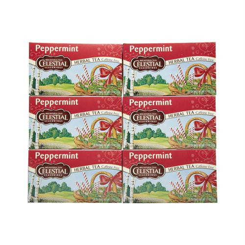 Celestial Seasonings Herbal Tea - Peppermint - Caffeine Free - 20 Bags