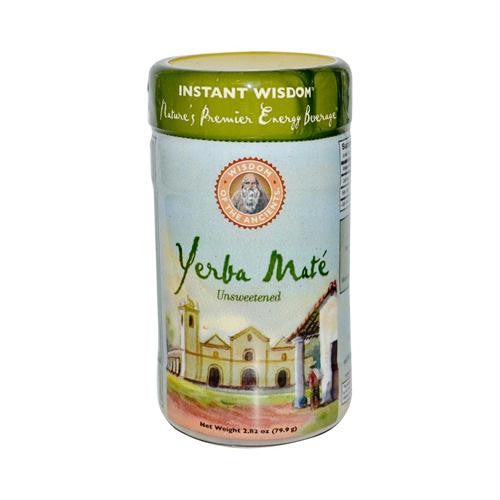 Wisdom Natural Instant Yerba Mate Tea Unsweetened - 2.82 oz