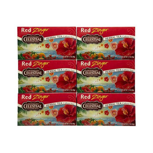 Celestial Seasonings Herbal Tea - Caffeine Free - Red Zinger - 20 Bags