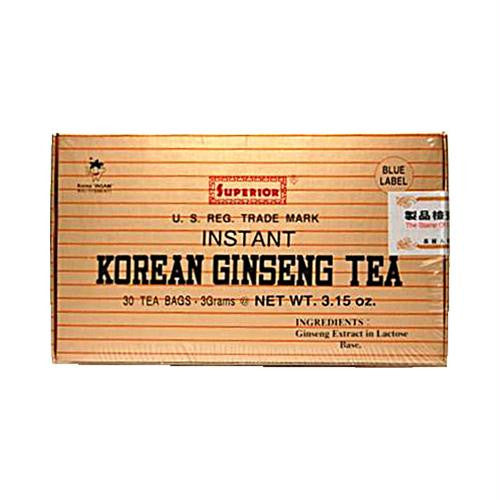 Superior Instant Korean Ginseng Tea - 30 Tea Bags