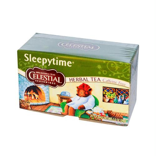 Celestial Seasonings Sleepytime Herbal Tea Caffeine Free - 20 Tea Bags - Case of 6