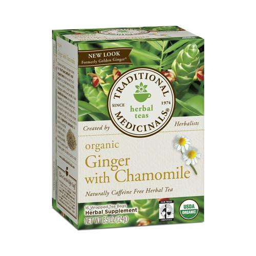 Traditional Medicinals Organic Golden Ginger Tea - Case of 6 - 16 Bags