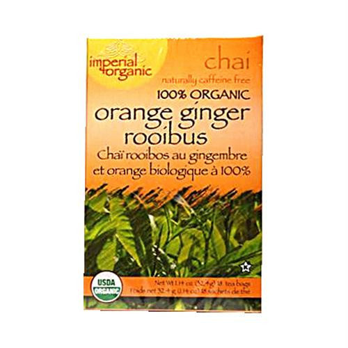 Uncle Lees Imperial Organic Orange Ginger Rooibus Chai Tea - 18 Tea Bags