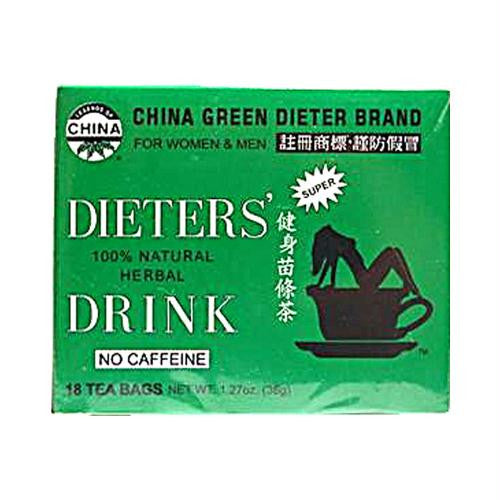 Uncle Lees China Green Dieters Tea Dieters Drink - 18 Tea Bags