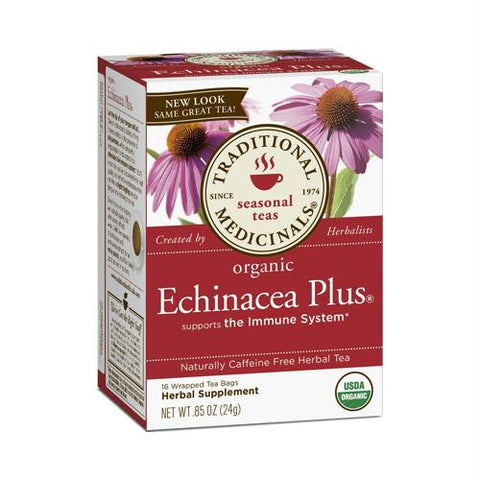 Traditional Medicinals Organic Echinacea Plus Tea - Caffeine Free - 16 Bags