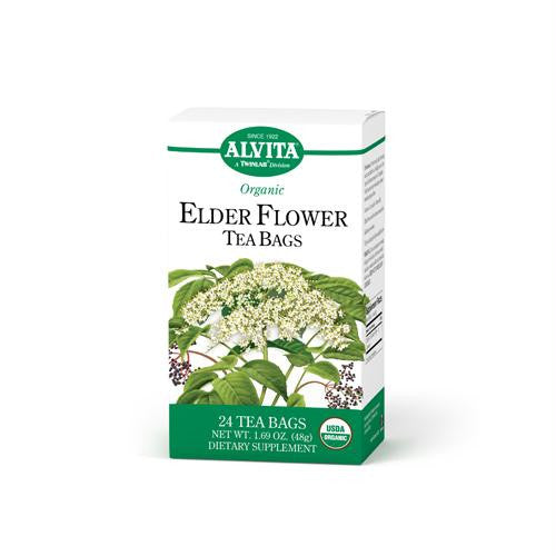 Alvita Teas Organic Elder Flower Tea Bags - 24 Bags