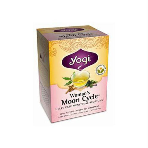 Yogi Womans Moon Cycle Herbal Tea Caffeine Free - 16 Tea Bags - Case of 6