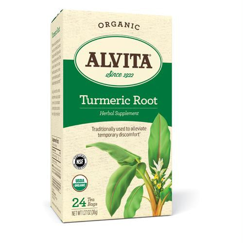 Alvita Teas Organic Herbal Tumeric Tea - 24 Bags