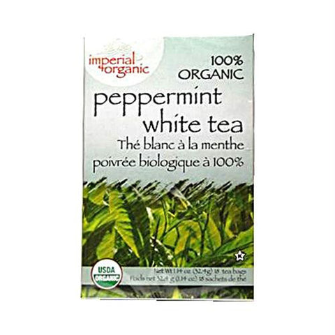 Uncle Lees Imperial Organic Peppermint White Tea - 18 Tea Bags