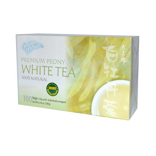 Prince of Peace Natural Premium Peony White Tea - 100 Tea Bags