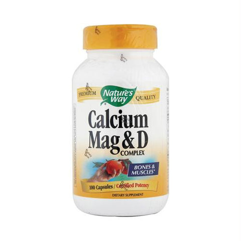 Natures Way Calcium Mag and D Complex - 100 Capsules