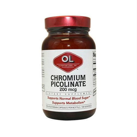 Olympian Labs Super Chromium Picolinate - 200 mcg - 100 capsules