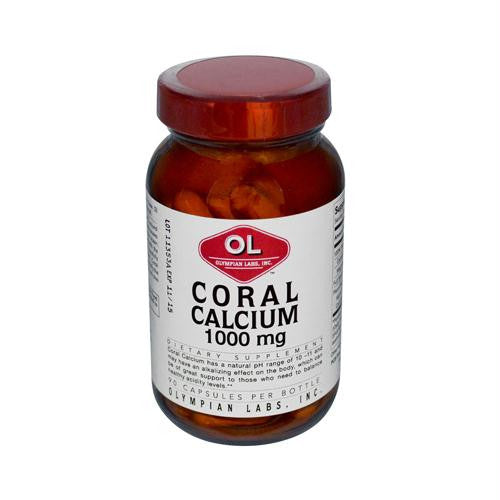 Olympian Labs Coral Calcium - 1 g - 90 Capsules