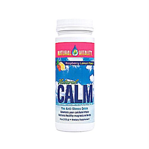 Natural Vitality Natural Magnesium Calm Raspberry-Lemon - 8 oz