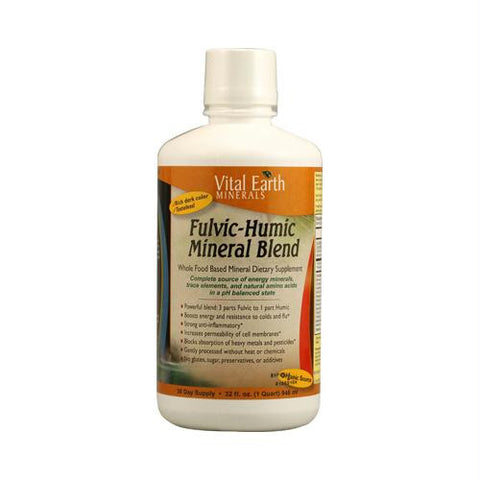 Vital Earth Minerals Fulvic-Humic Mineral Blend - 32 fl oz