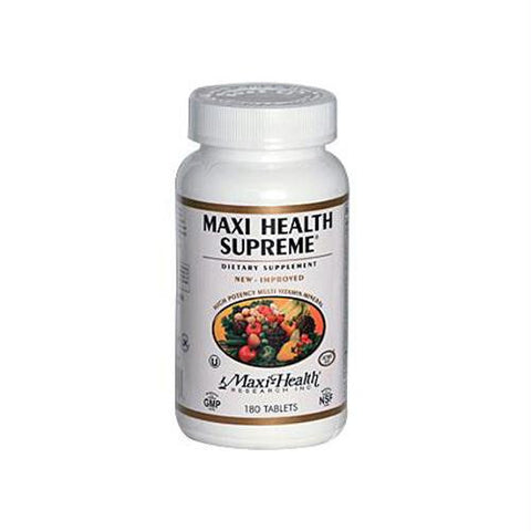 Maxi Health Supreme Vit and Min - 180 Tablets