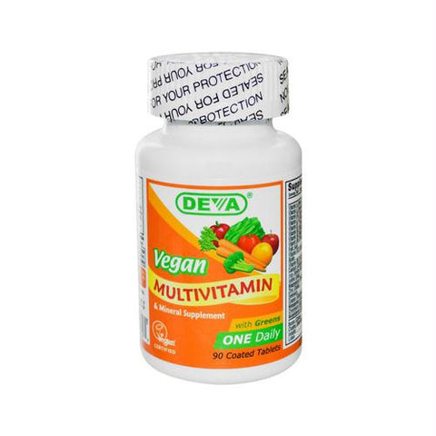 Deva Vegan Multivitamin and Mineral Supplement - 90 Coated Tablets