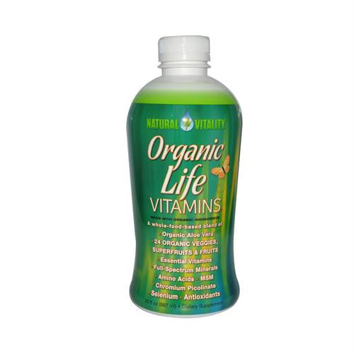 Natural Vitality Liquid Organic Life Vitamins - 30 fl oz