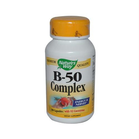 Natures Way Vitamin B-50 Complex - 100 Capsules