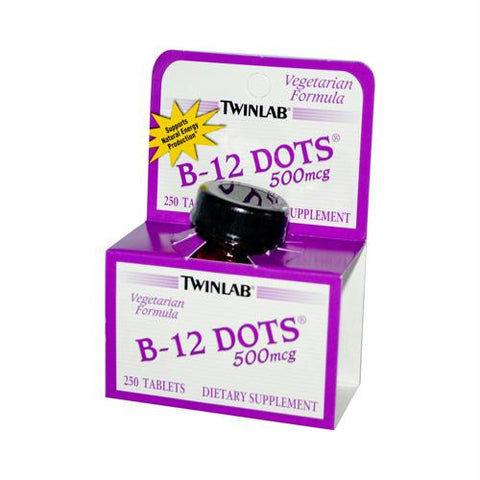 Twinlab B-12 Sublingual Dots - 500 mcg - 250 Tablets