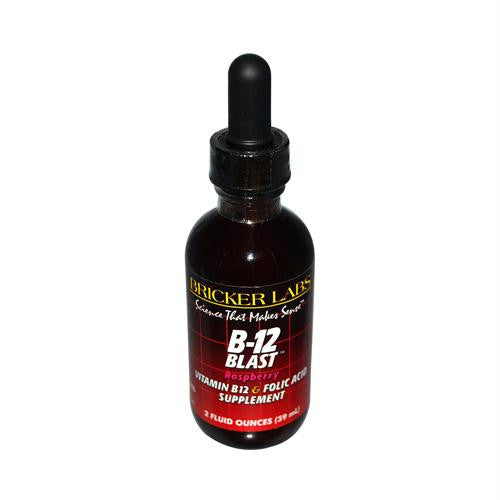 Bricker Labs Blast B12 Vitamin B12 and Folic Acid - 2 fl oz