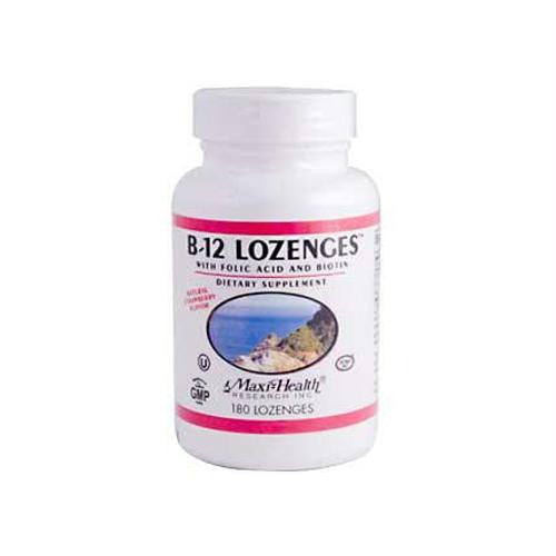 Maxi Health B12 Lozenges - 180 Lozenges