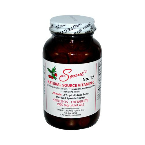 Sonnes Natural Source Vitamin C No 17 - 120 Tablets