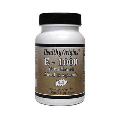 Healthy Origins E-1000 - 1000 IU - 60 Softgels