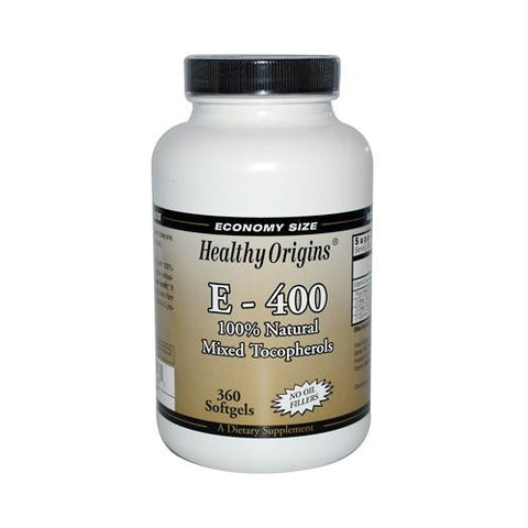 Healthy Origins E-400 - 400 IU - 360 Softgels