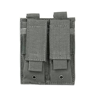 Vism By Ncstar Double Pistol Mag Pouch-Urban Gray