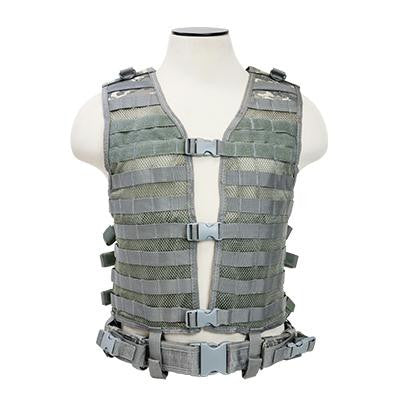 Vism By Ncstar Molle-Pals Vest-Digital Camo Xl-xxl+