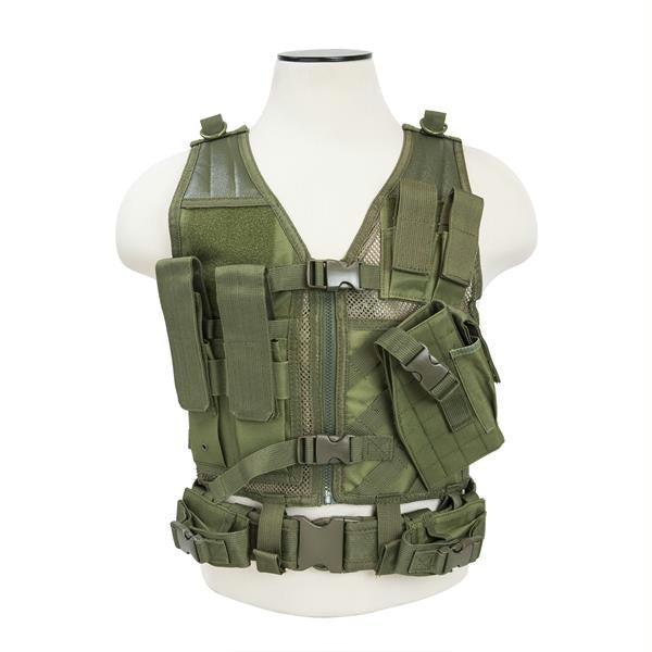 Vism By Ncstar Tactical Vest-Green Xs-s