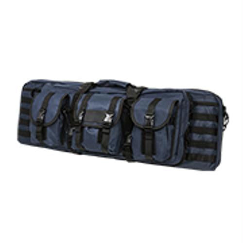 Vism By Ncstar Double Carbine Case-Blue With Black Trim-36 In