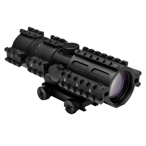 NcStar Tri-rail Series 3-9x42 Compact Scope-3 Rail Sighting System-Rangefinder-Weaver Mount