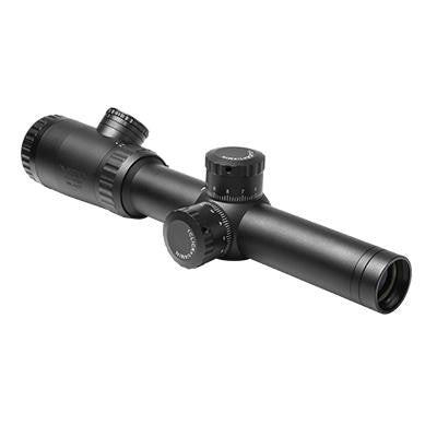 Vism By Ncstar Evolution Series 1.1-4x24 Full Size Scope-Blue & Green Ill.-Single Dot-Green Lens