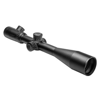 Vism By Ncstar Evolution Series 2.5-10x50 Full Size Scope-Ao-Blue & Green Ill.-Single Dot-Green Lens